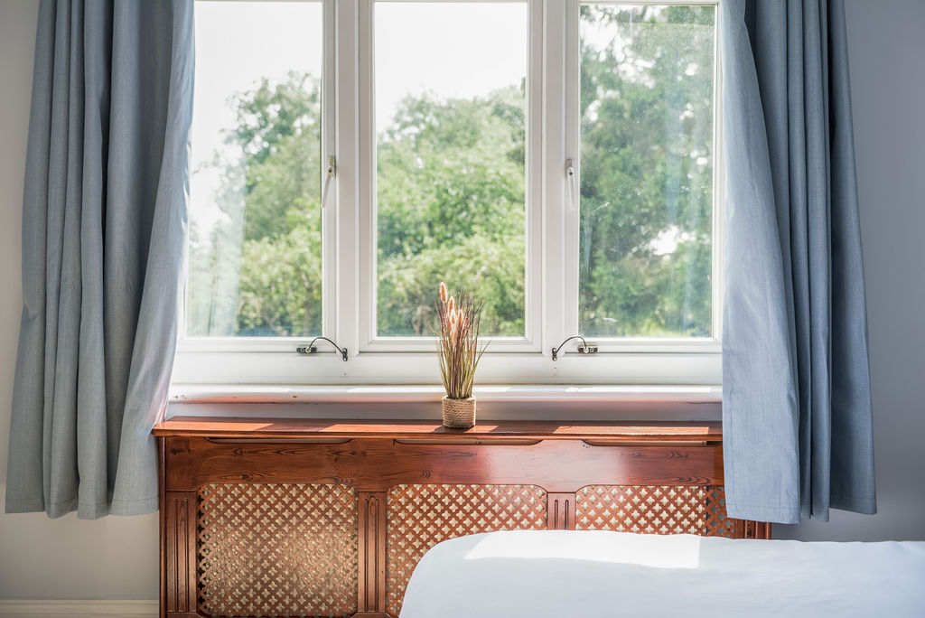 Bedroom window at TLC Rehab, London